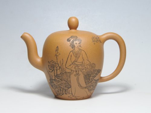 吴秋平紫砂壶 美人肩 