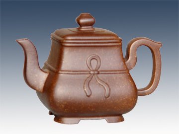 陆士新紫砂壶 束腰 