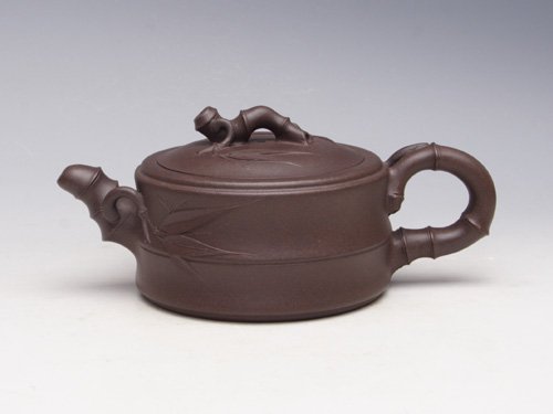 高燕紫砂壶 竹段 