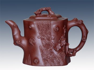 潘孟华紫砂壶 梅开五福 