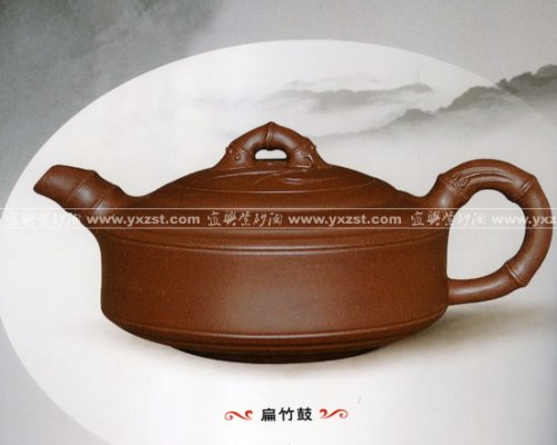 赵丽娟紫砂壶 扁竹壶 
