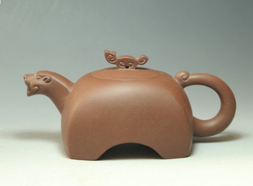 欧亚菲紫砂壶 劲豹 