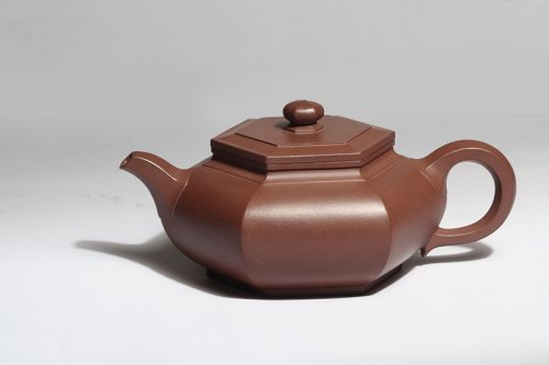 毛顺洪紫砂壶 西施方壶 
