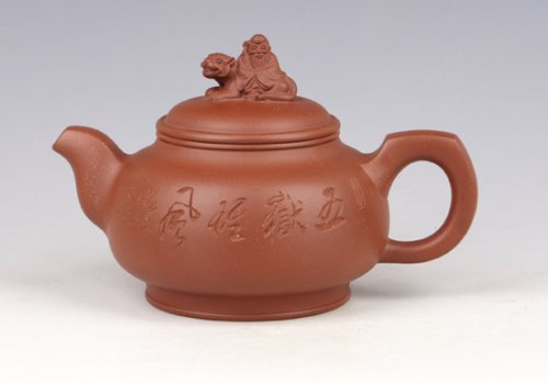 孟小军紫砂壶 凌威红清水泥 