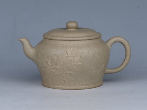 潘雪峰紫砂壶 亭玉 容量：200cc  泥料：紫泥 