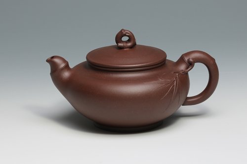 费寅媛紫砂壶 灵竹壶 