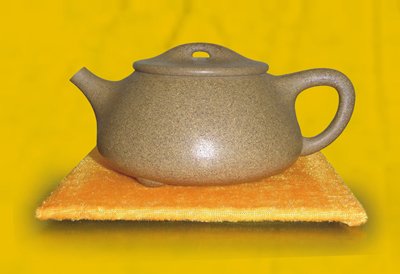 魏兰清紫砂壶 石瓢 