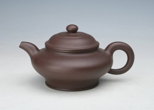 周志新紫砂壶 虚扁 