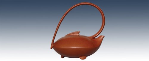 谈文贤紫砂壶 永乐提梁 