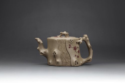 陈建勇紫砂壶 双色暗香壶 一厂原矿老段泥 