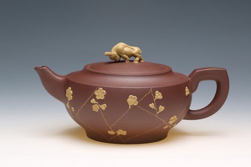 朱建伟紫砂壶 孺子牛 