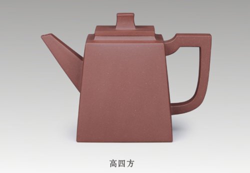 吴君兰紫砂壶 高四方 