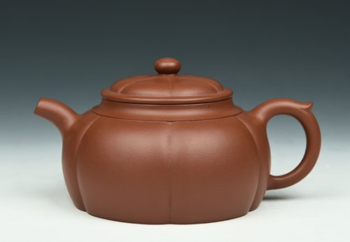 吴欢(大)紫砂壶 葵菱花 