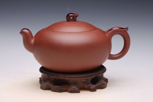 于丙坤紫砂壶 髹砂 · 追云赶月 