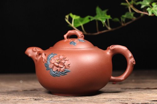 莫顺仙紫砂壶 富贵满堂 