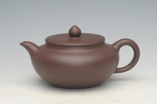 邵叶紫砂壶 圆桃 