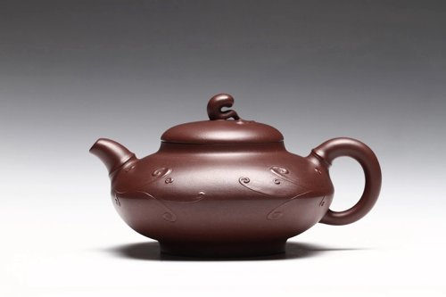 周宇杰紫砂壶 紫隐 