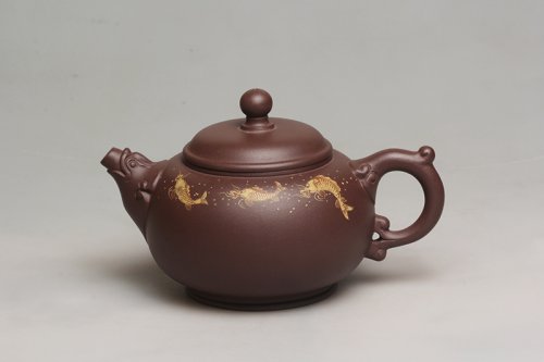 顾焕华紫砂壶 龙珠 