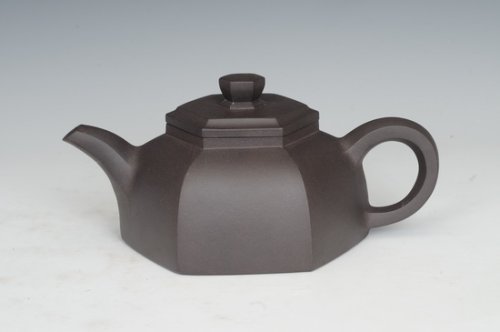 陈永坤紫砂壶 六方壶 