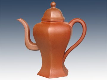 蒋雪峰紫砂壶 六方酒壶 