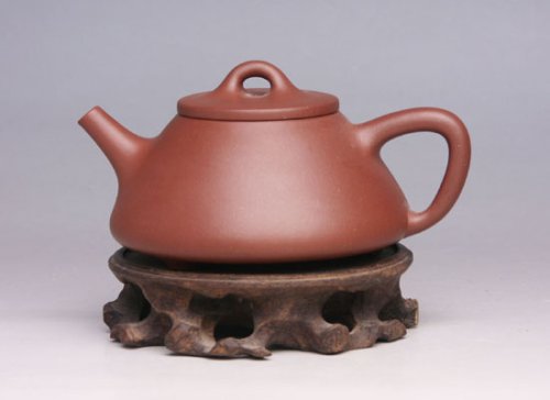 蒋美平紫砂壶 石瓢 