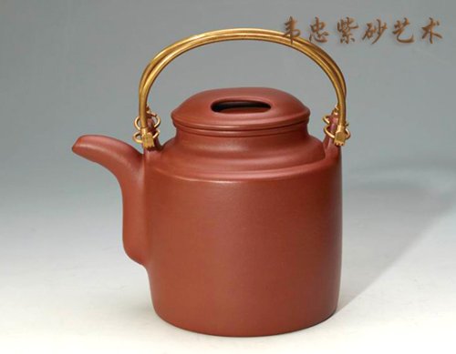 韦忠紫砂壶 洋桶 