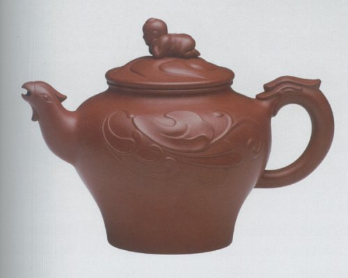 史银之紫砂壶 凤生龙子 