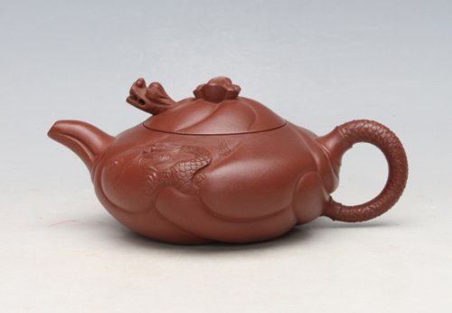 尹怀紫砂壶 鱼化龙200CC 