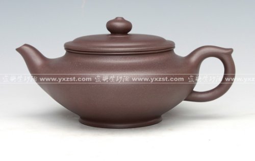 何娅萍紫砂壶 大口笑樱花原矿紫茄泥 