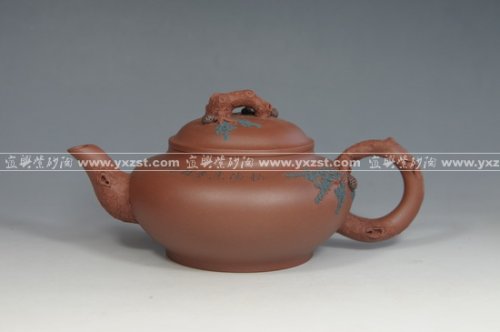 吴开浒紫砂壶 松 