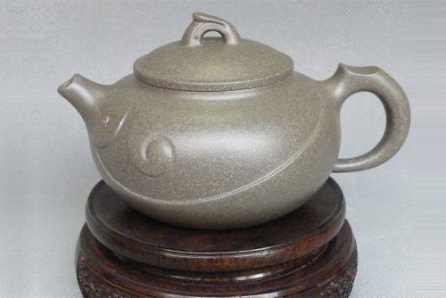 赵明敏紫砂壶 鱼跃龙门壶 