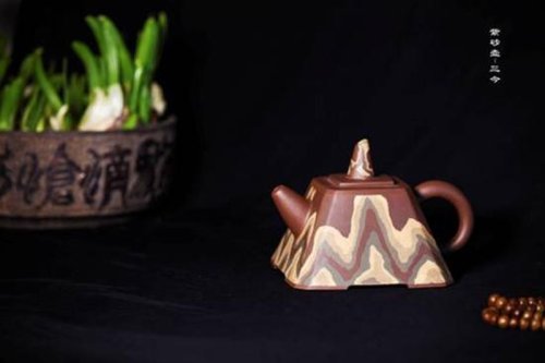 吴培林紫砂壶 铜峰叠翠 