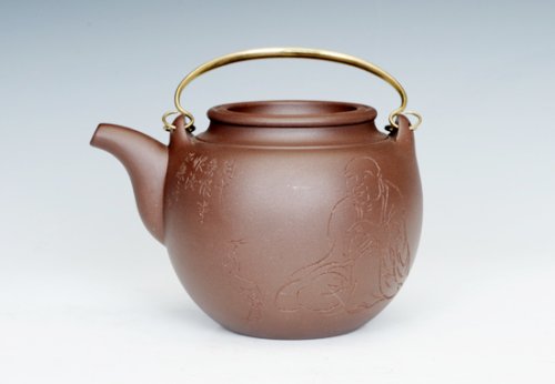 周忠兴紫砂壶 高蛋包 