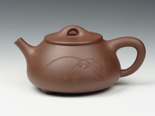 董建忠紫砂壶 石瓢 