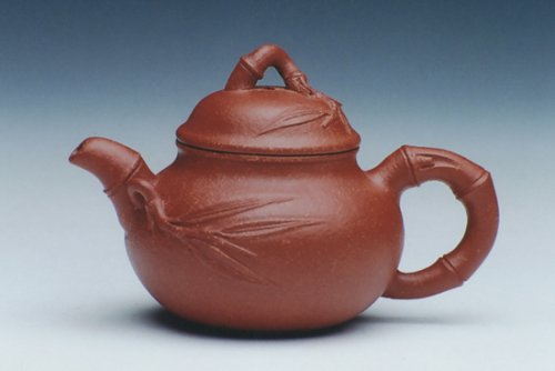陈成紫砂壶 佛竹手工调砂泥 