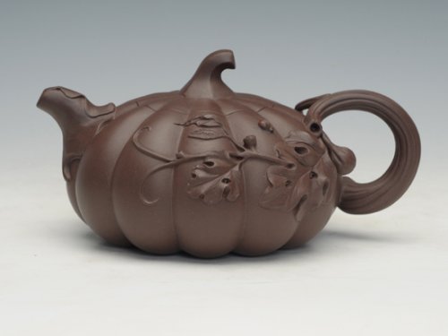 张太友紫砂壶 南瓜壶 