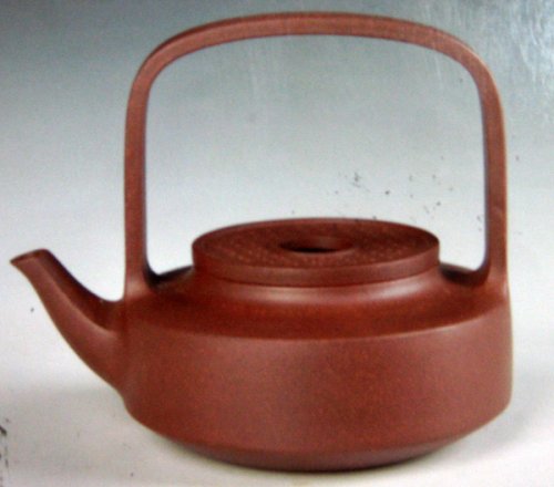 邵时新紫砂壶 汉壁提梁 