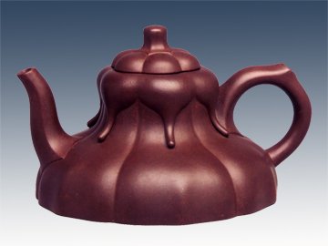 史志鹏紫砂壶 古朴玉兰 