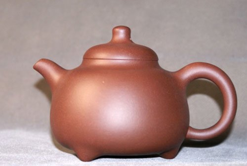 邵俊紫砂壶 三脚乳鼎 