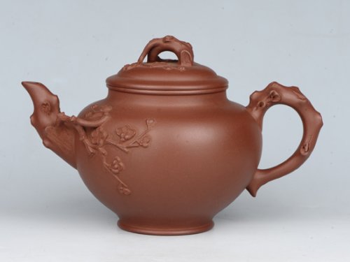 潘雪峰紫砂壶 报春 容量：350cc 泥料：底槽清 