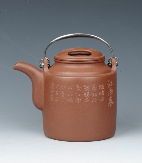 应敏亚紫砂壶 牛盖洋桶 