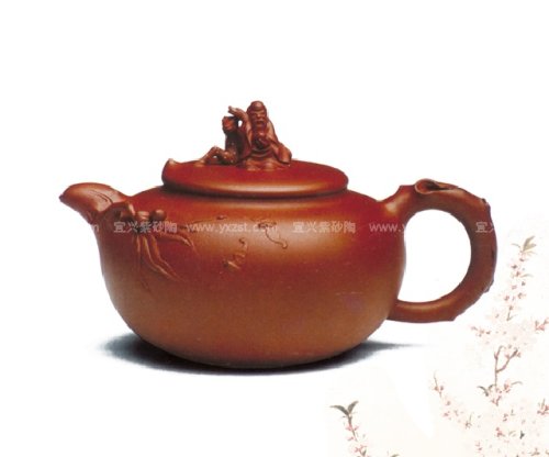 季益顺紫砂壶 福寿无疆 