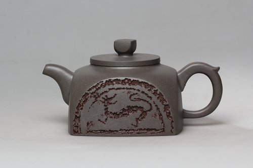 王锡军紫砂壶 青龙壶 