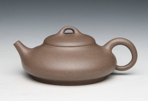 许国芳紫砂壶 阔底石瓢 