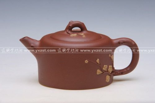 任荣芬紫砂壶 如意梅开 