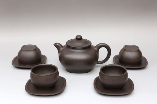 鲍正平紫砂壶 润朴茶具 