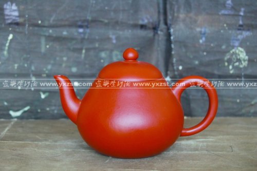 柴绪波紫砂壶 梨形 