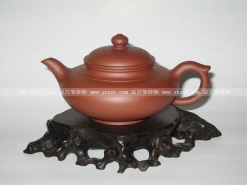 王奋良紫砂壶 扁樱 
