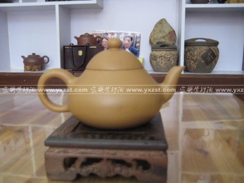 李作顺紫砂壶 梨形 