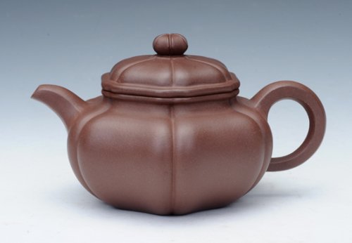 周建伟紫砂壶 葵仿古 